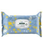 Klorane – Lingettes nettoyantes douces pour le corps au Calendula apaisant – Bébé – Peau normale à sèche 70 unités