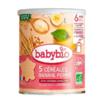 Babybio 5 Cereales Banane Pomme 220g