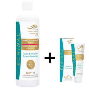 Ecrinal Shampooing Femme 400ml+Serum Apaisant Capillaire Offert Pack