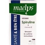 Maelys Spiruline et Vitamine C – 60 Gélules