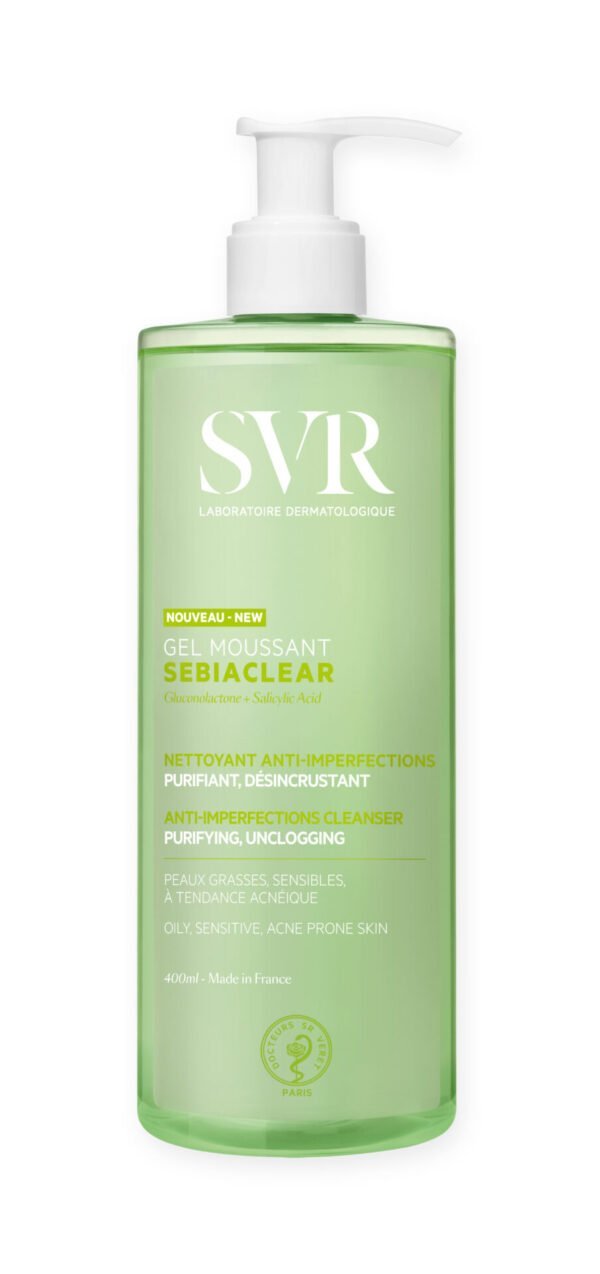 SVR SEBIACLEAR Gel Moussant 400 ML