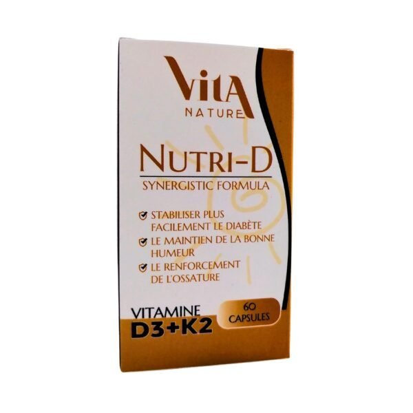 Vita Nature Nutri-d D3+K2 60 Capsules