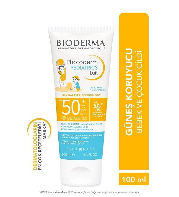 Photoderm Lait Solaire Pediatrics Spf50+ 100ml