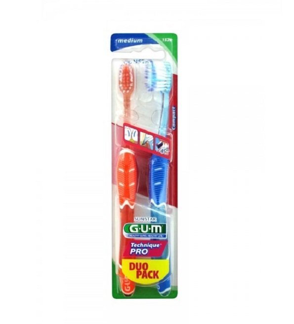 Gum Brosse à Dent Thechnique Pro Duo Souple 1525