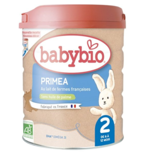 BABYBIO Lait 2ème âge Boîtes Lait infantile Primea 2 Croissance dès 6 mois 800G