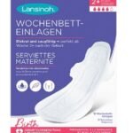 LANSINOH Serviettes Post Partum Extra-Absorbantes M +2 Semaine 12 Unités