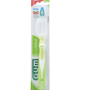 GUM BROSSE A DENTS ACTIVITAL SOUPLE AVEC TETE SILHOUETTE REF 585