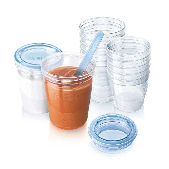 avent-avent-set-10-pots-de-conservation-pour-lait-maternel-180-ml-6oz-cuiseur-chauffe-biberon-sterilisateur