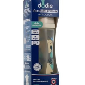 DODIE BIBERON SENSATION ANTI-COLIQUE TETINE PLATE LE CIRQUE +6MOIS D3 330ML