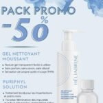 HELIABRINE PACK GEL NETTOYANT MOUSSANT 200ML + SOLUTION PURIPHYL 30ML