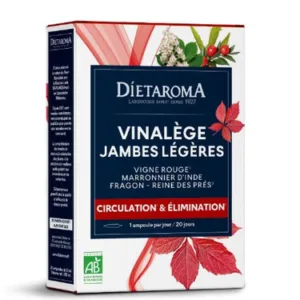 DIETAROMA CIRCULATION VIGNE ROUGE MARRONIER D'INDE FRAGON B20 AMPOULES
