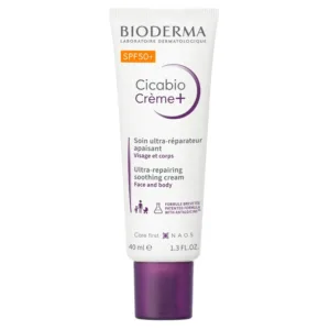 BIODERMA CICABIO CREME+ SPF50+ SOIN ULTRA REPARATEUR APAISANT 40ML