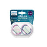 AVENT SUCETTE ULTRA AIR NIGHT GIRL 6-18MOIS REF SCF376/20