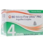 BD MICROFINE PLUS AIGUILLE A STYLO INSULINE 32G/4MM B100 REF 320520