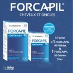 FORCAPIL PACK CHEVEUX ET ONGLES B180 GELULES + B60 GELULES