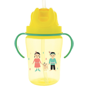 DODIE TASSE PAILLE +18MOIS JAUNE 350ML