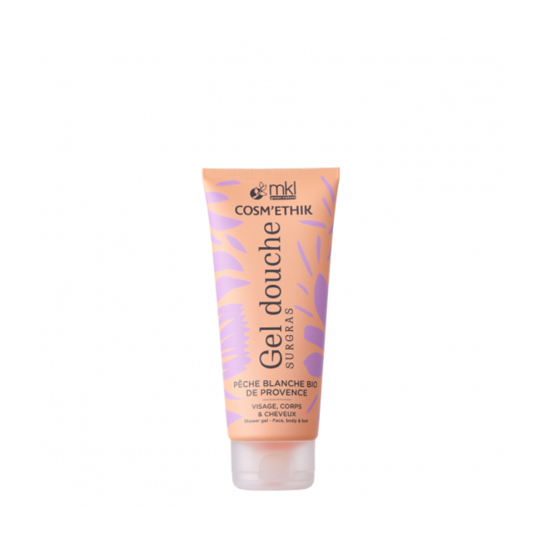 MKL-Cosmethik-Gel-Douche-Peche-Blanche-Bio-de-Provence-200ml