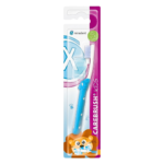MIRADENT CAREBRUSH JUNIOR BROSSE A DENT 6-12ANS BLEU
