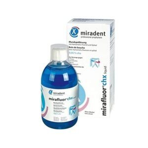 MIRADENT MIRAFLUOR CHX LIQUID 0.06% GM 500ML