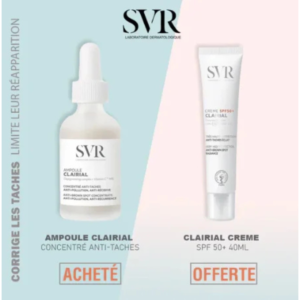 SVR CLAIRIAL SET AMPOULE 30ML + CREME CLAIRIAL SPF50+ 40ML
